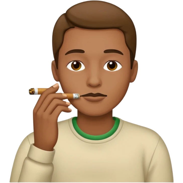smoking weed emoji
