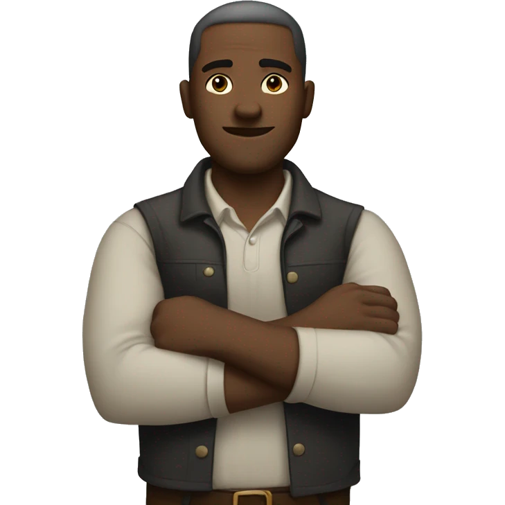 Man with crossed arms emoji