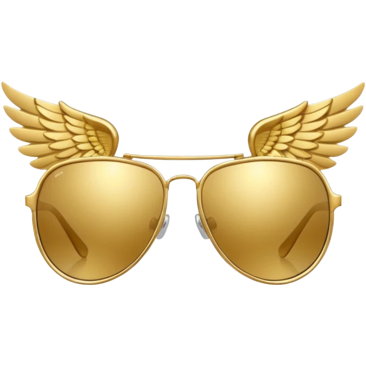 fancy sunglasses with wings emoji