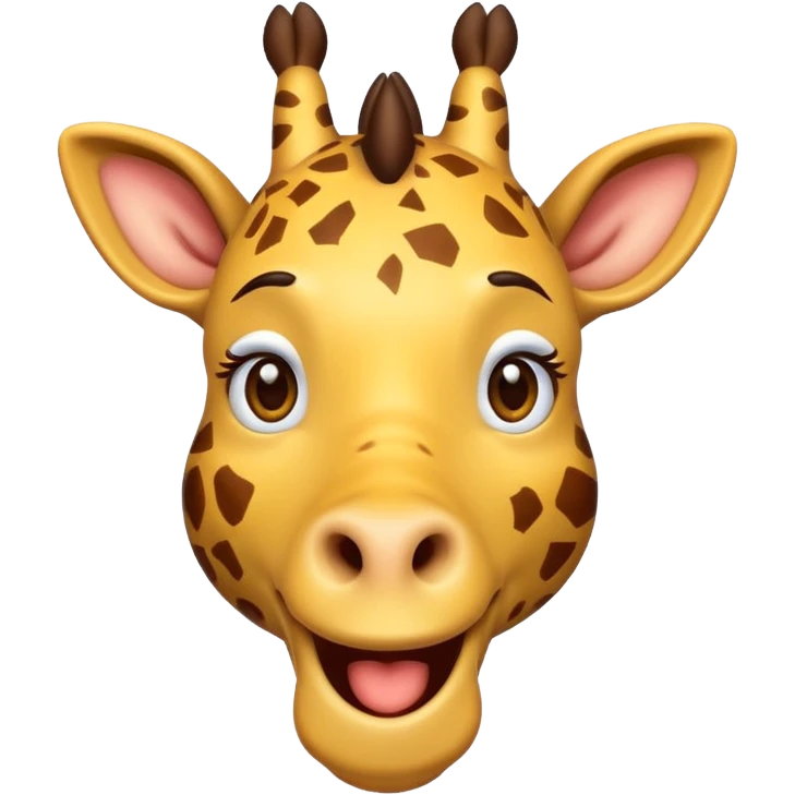 create a emoji of a stoned giraffe emoji