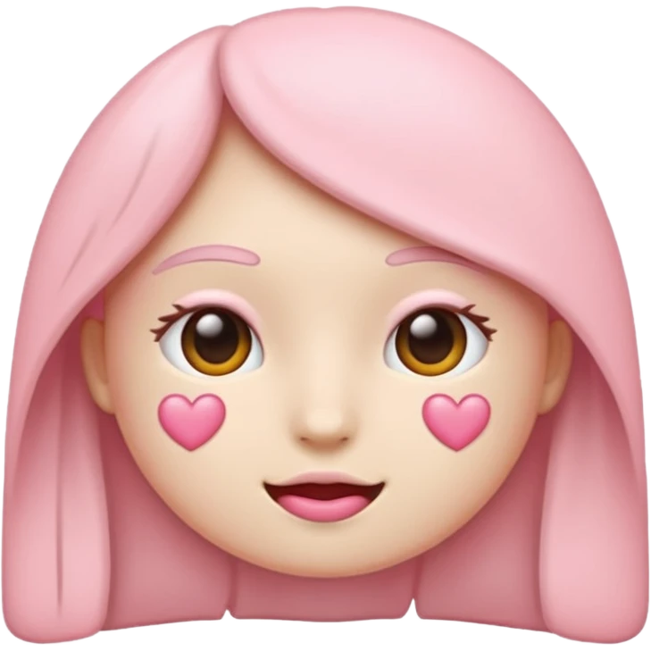 ❤️이모티콘에 흰색을 섞어서 파스텔톤으로 바꿈 모양은 똑같이 색만 다르게 emoji