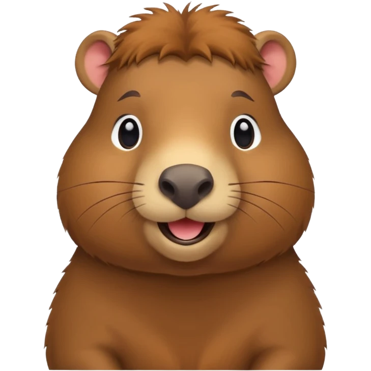 cute capybara emoji