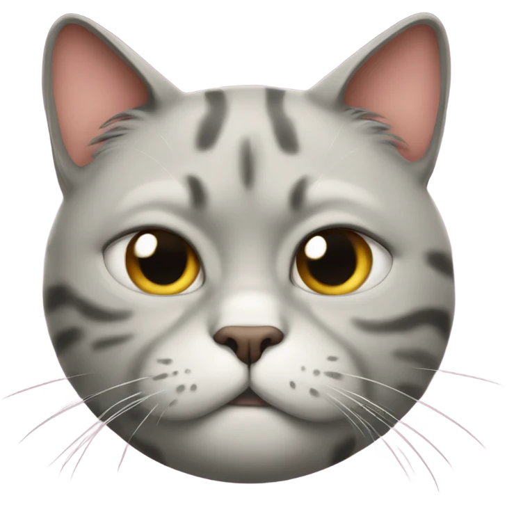 Fat ugly cat emoji