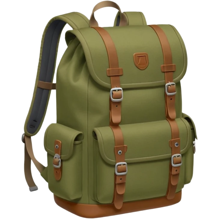 Hiking backpack with chest strap emoji