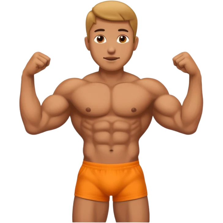 Naked Man with erect penis emoji
