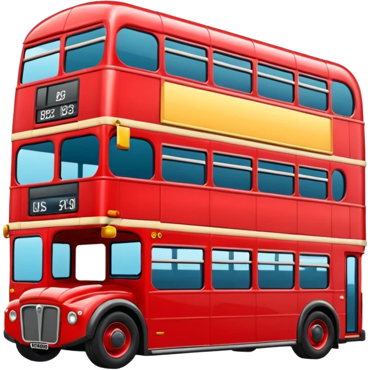 red bus emoji