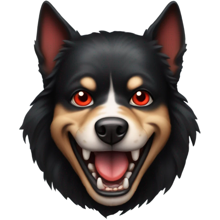 Vampire dog  emoji