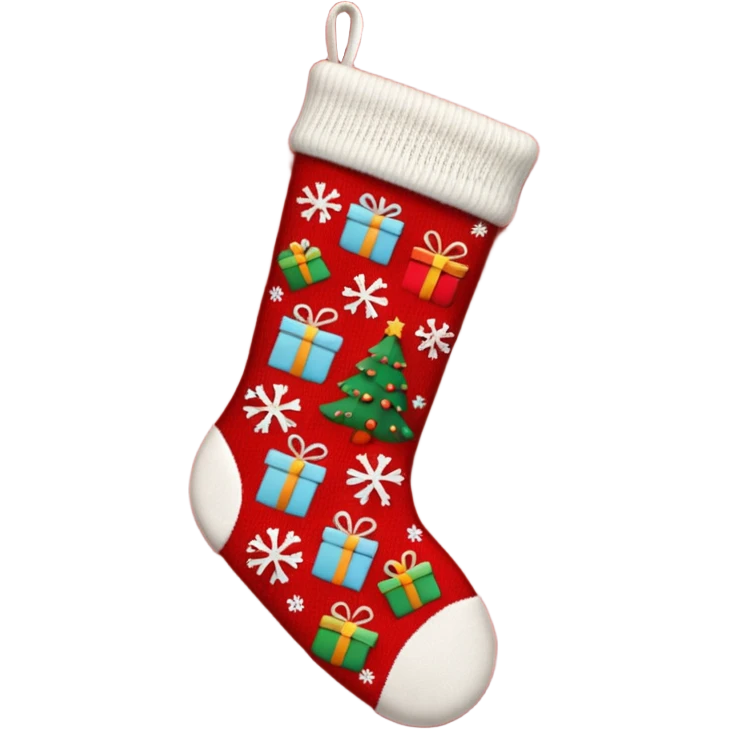 Red christmas emoji