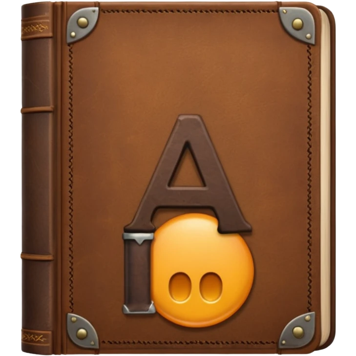 a book with "A2-B1" on its cover emoji