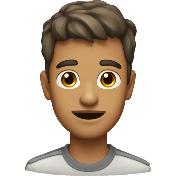 Коричневый пудель  emoji