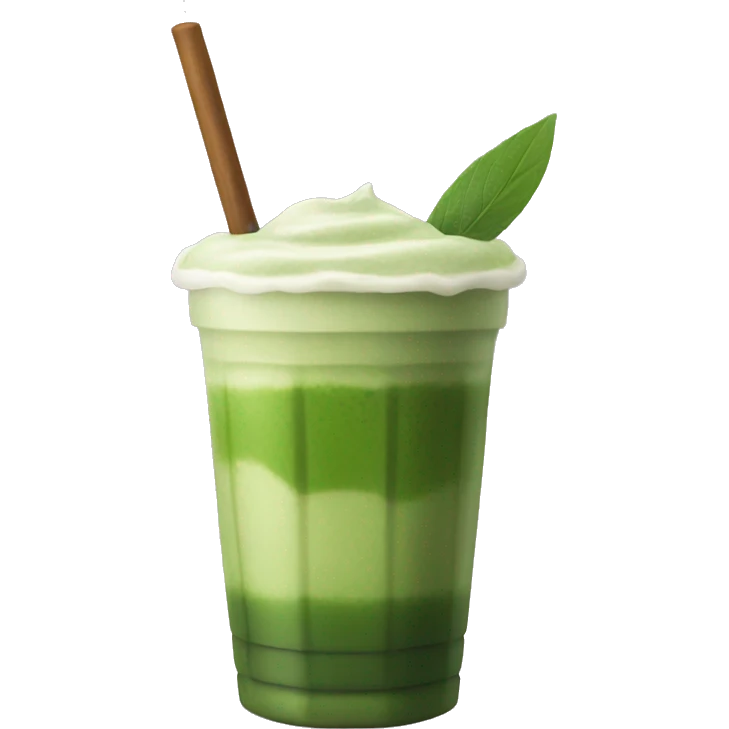 Matcha drink emoji