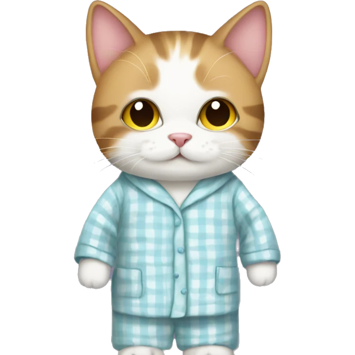 Cat in pjs  emoji