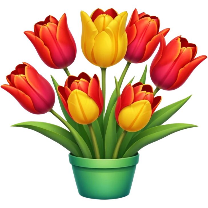 Tulips  emoji