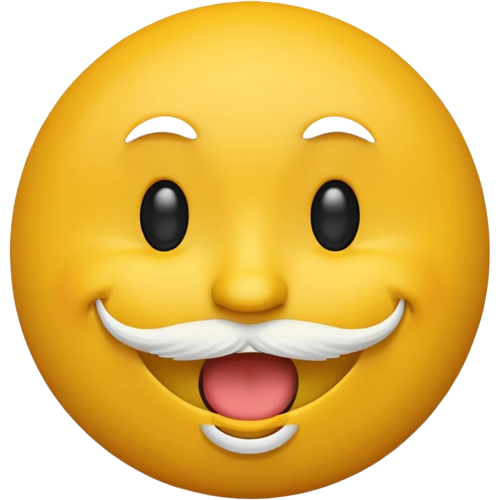 Бородатый смайл emoji