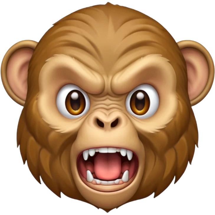 monke screaming emoji