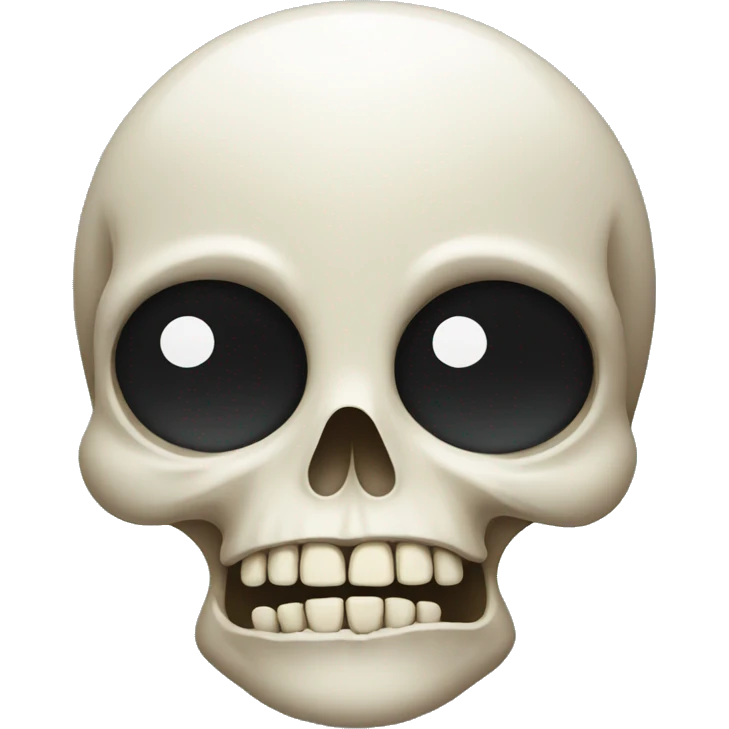 Crying skull emoji
