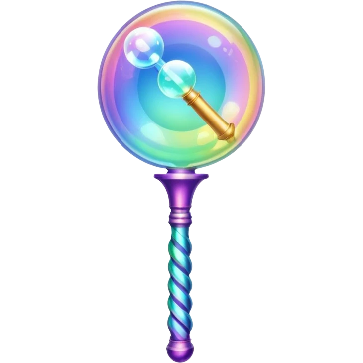 bubble scepter emoji