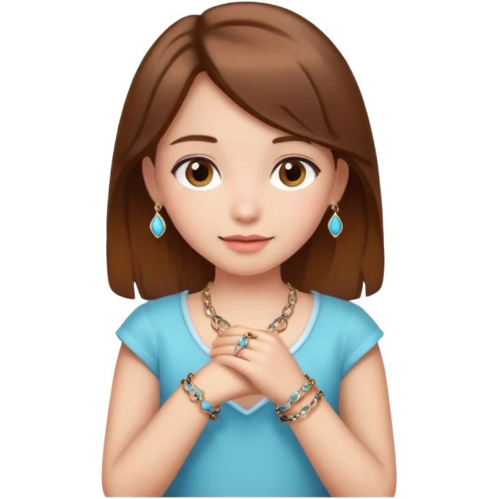 Charm Bracelet Girl emoji