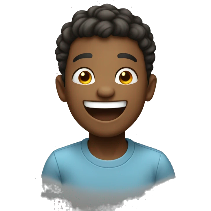 Boy laughing  emoji