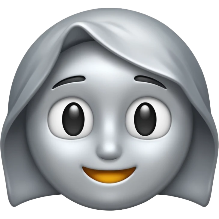 Make a silver version of the last one emoji