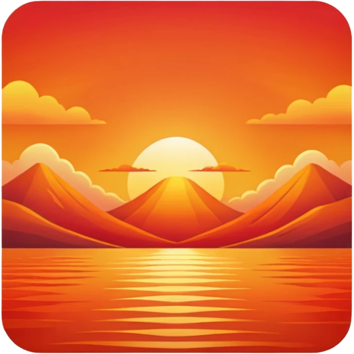 make the sun set emoji