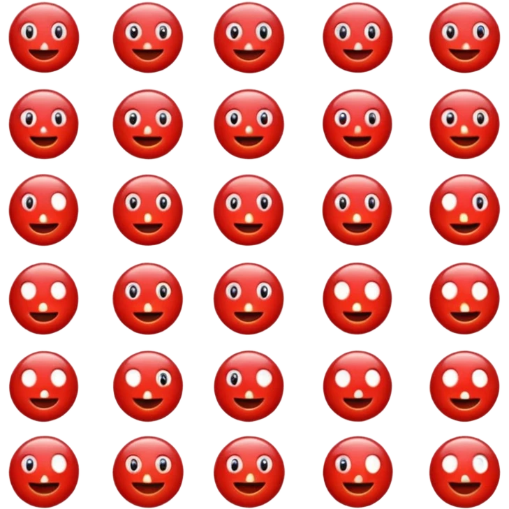 Red mon emoji emoji