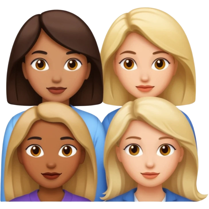 Four women emoji