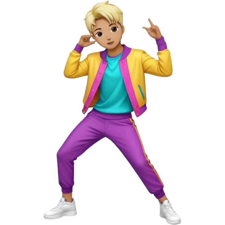 K-pop dancing emoji