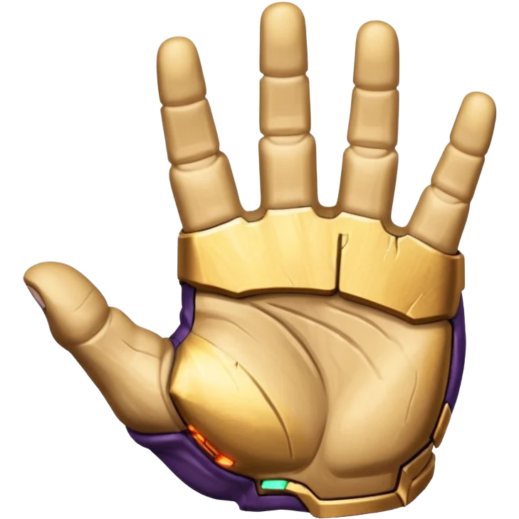 Thanosun hareketini yapan emoji emoji