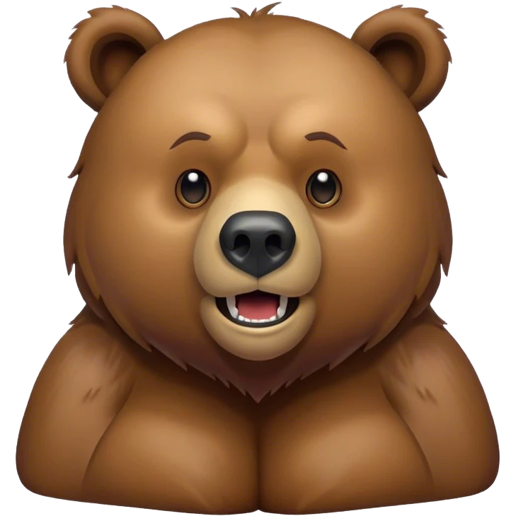 Grizzly bear emoji