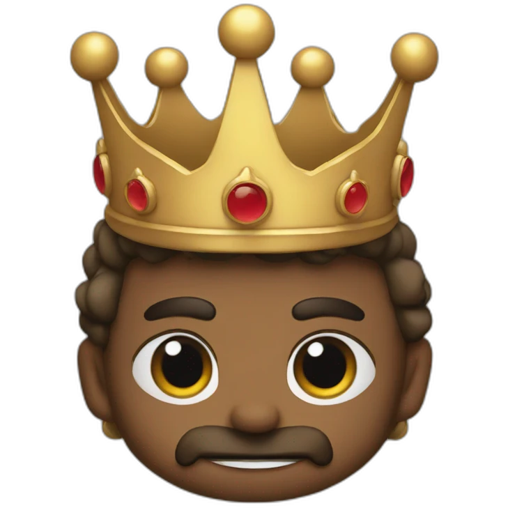  king crownd emoji