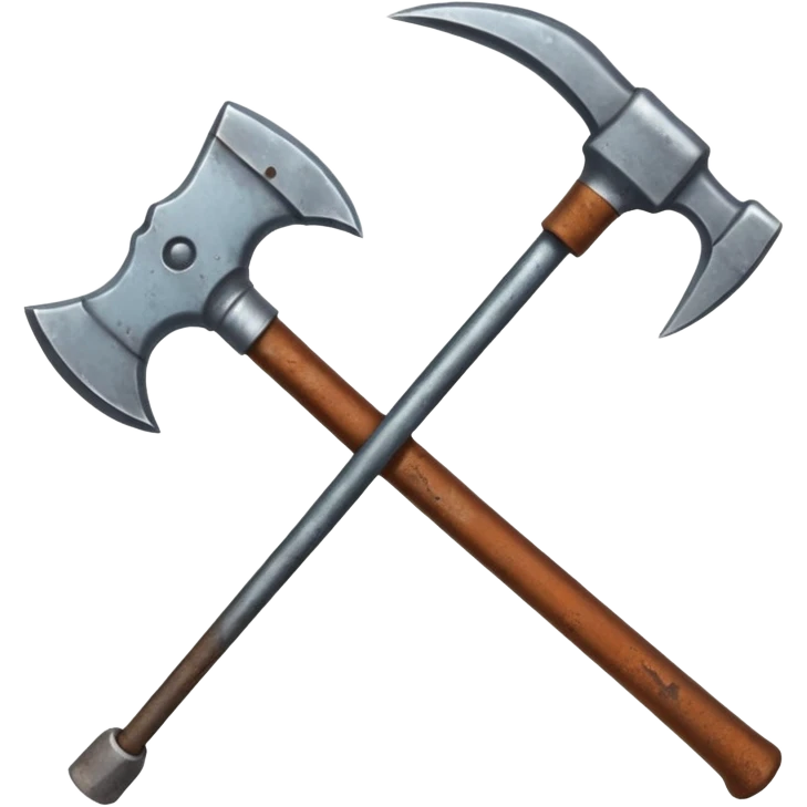 ore mining pickaxe emoji