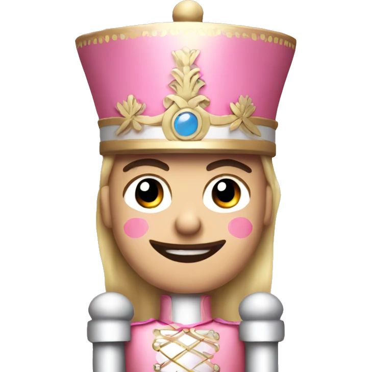Pink Nutcracker  emoji