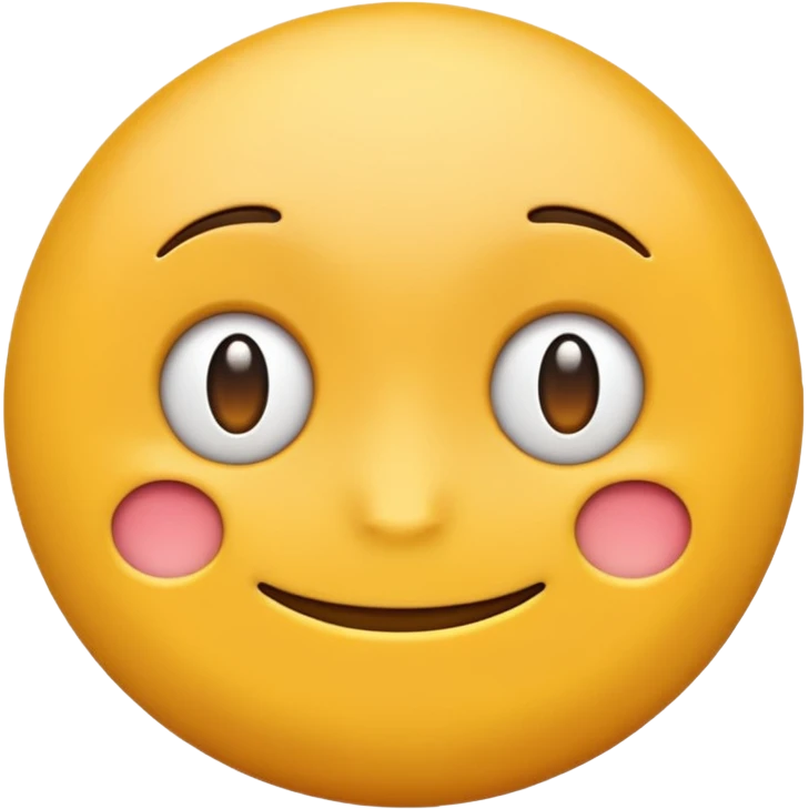 An emoji with a big back emoji