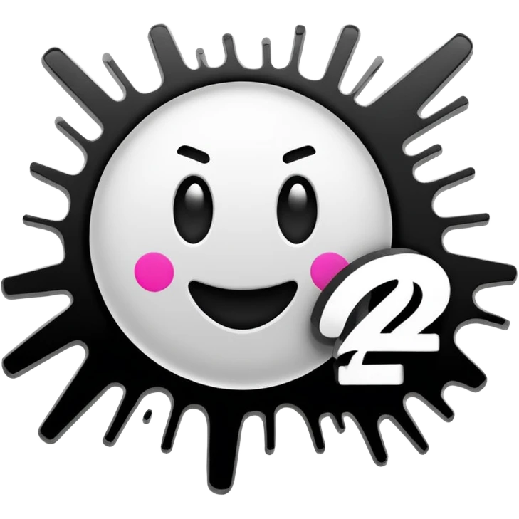 Граффити надпись: 72 emoji