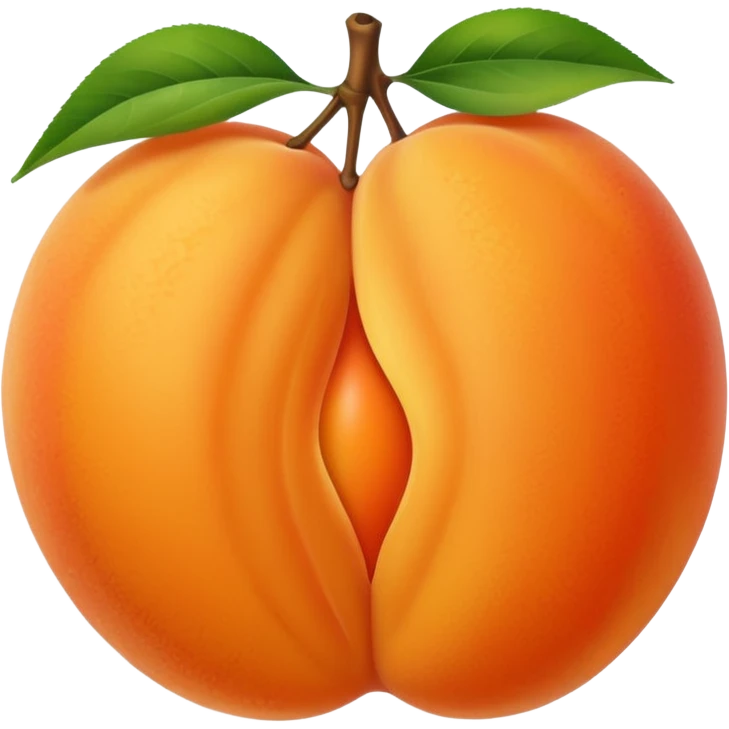 cutted appricot emoji