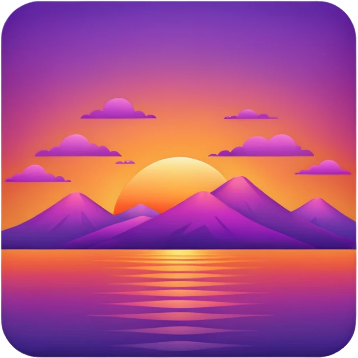 sunset emoji