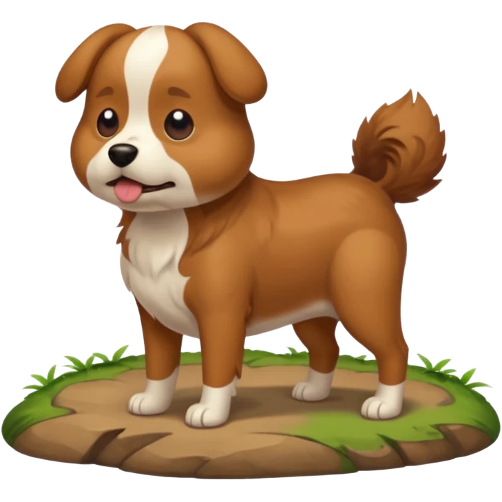 perro cagando  emoji