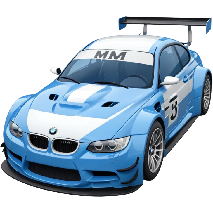 Make BMW M3 GTR emoji in detailed! emoji