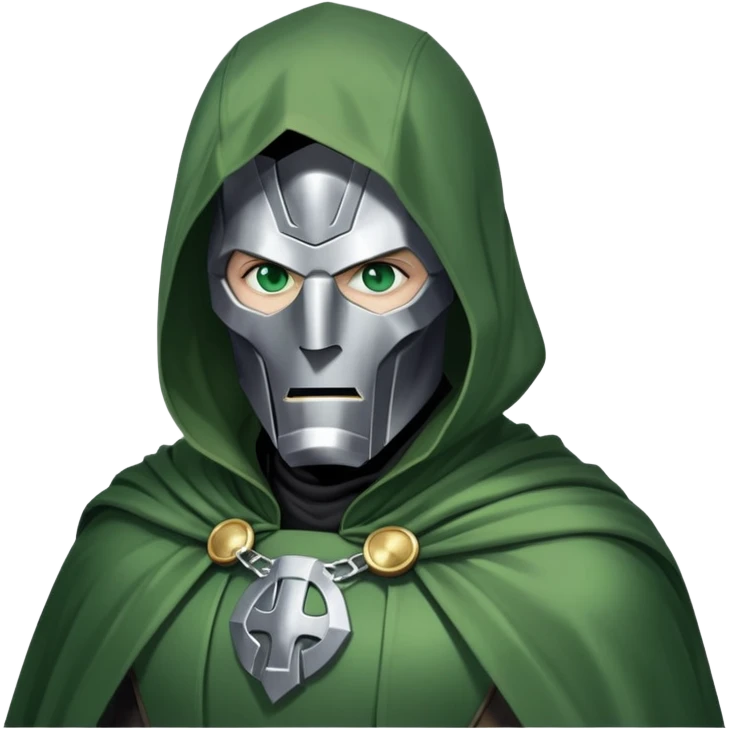 Doctor doom in Marvel emoji | AI Emoji Generator