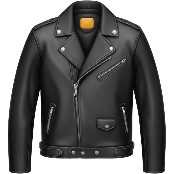 leather black  jacket emoji