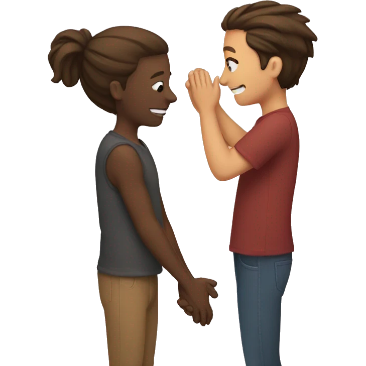 Friends hugging  emoji
