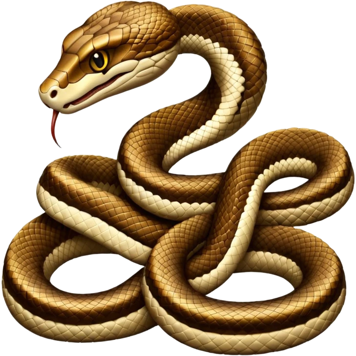 snake print emoji