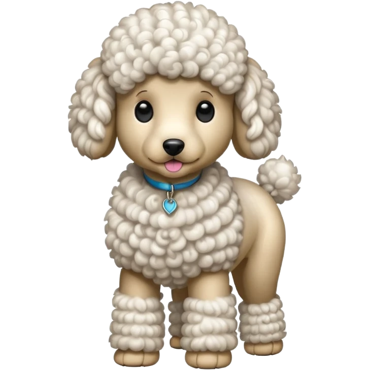 Perro poddle emoji