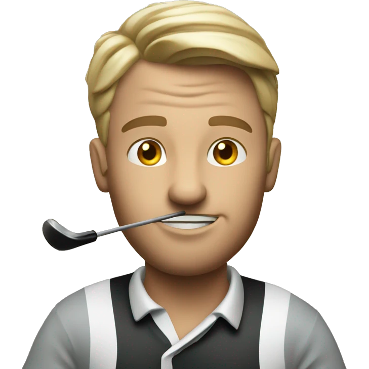 golfer playing roulette emoji