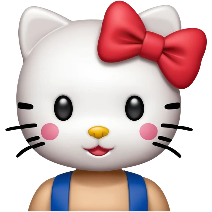 Dominican hello kitty emoji