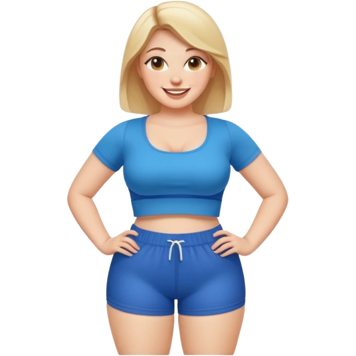 Slim thick white girl fat ass thick thighs Not fat emoji