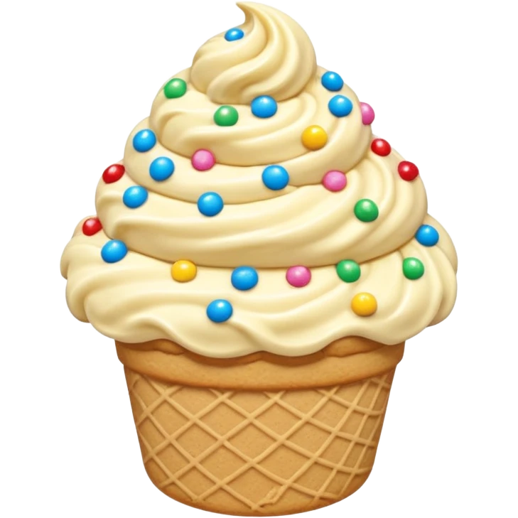 The new moonbeam ice cream cookie at Crumbl Cookie emoji
