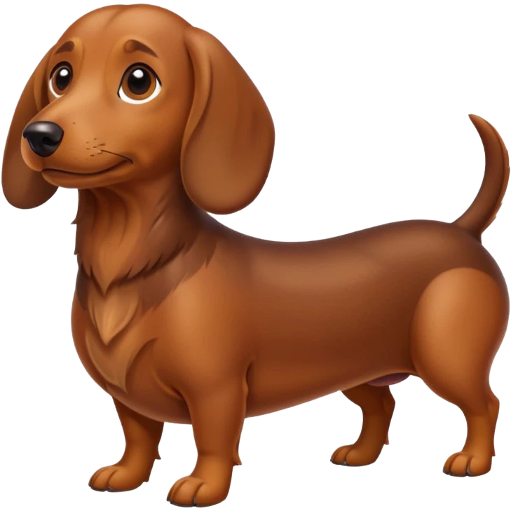 wiener dog emoji