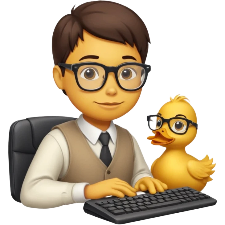 duck programmer emoji